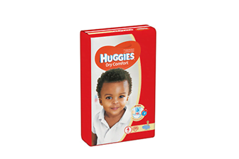Huggies Dry Comfort Size 4(8-14)Kgs 34's