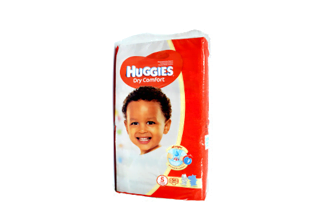 Huggies Dry Comfort Jumbo Size 5(12-22)Kgs 56's