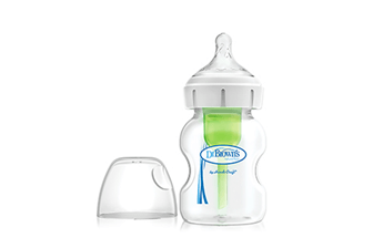 Dr. Brown’s Natural Flow® Options+™ Baby Bottle, Wide-Neck 1 Pack 150ml