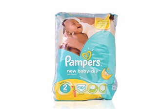 Pampers Small Size 2 (3-8 Kg)10's