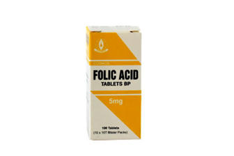 Folic Acid 5mg Tablets -Cosmos 100's