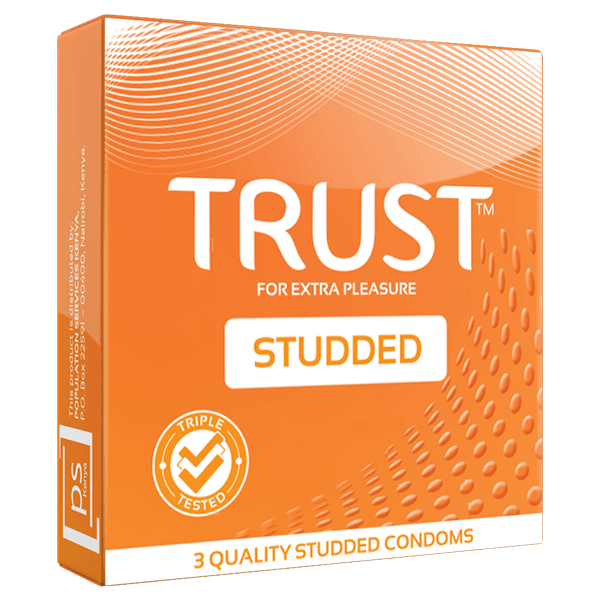 Trust Condoms 24 X 3'S - Studded