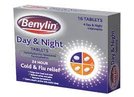 Benylin Day and Night Cold and Flu tablets 16's