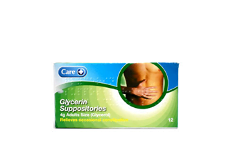 Glycerine 4g Adult Suppositories 12's 