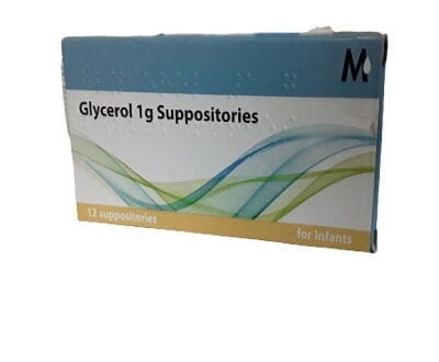 Glycerine 1g Infant Suppositories 12's