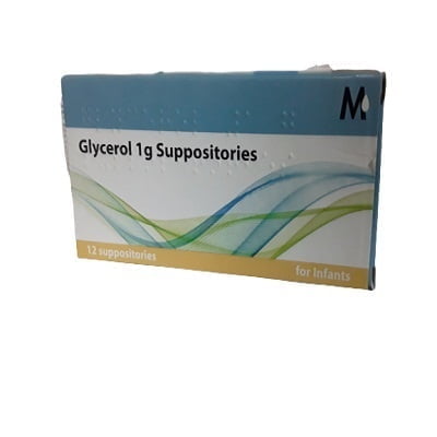 Glycerine 1g Infant Suppositories 12's