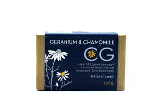 Cinnabar Soap Geranium and Chamomile