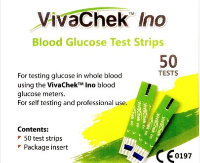 Vivachek Blood Glucose strips 50's