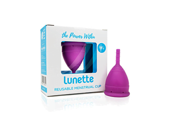 Lunette Menstrual Cup Light to Normal Size 1(V)
