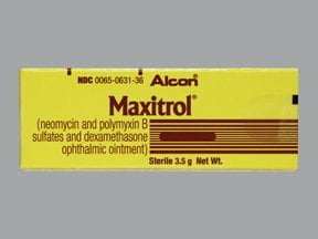 Maxitrol Opht Oint Eye Infection Med 3.5Gm