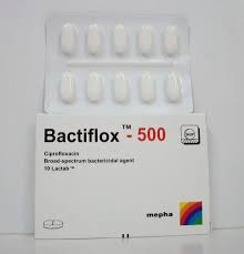 Bactiflox 500mg tabs lactab
