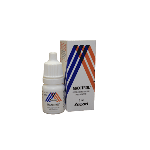 Maxitrol Drops Eye Disinfectant medication treats conditions involving swelling of the eyes and prevents bacterial eye infections.