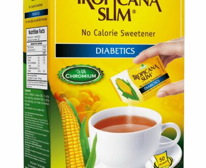 Tropicana slim diabetic zero calorie sweetner