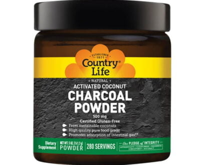 Country Life Activated Coconut Charcoal Powder 500Mg 280Svs