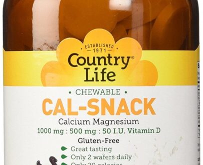 Country Life Cal-Snack Chewable Vanilla/Orange 120’S