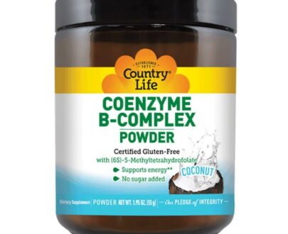 Country Life CoenzymeB Complex Powder Coconut 55G (1.95Oz)