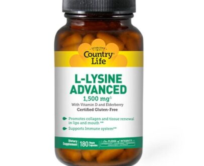 Country Life L-Lysine Advanced 1500Mg 180’S