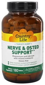 Country Life Target-Mins Nerve & Osteo Support 180Tabs