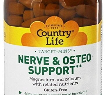 Country Life Target-Mins Nerve & Osteo Support 180Tabs