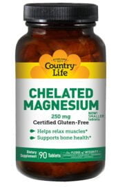 Country Life Chelated Magnesium 250Mg 90’S
