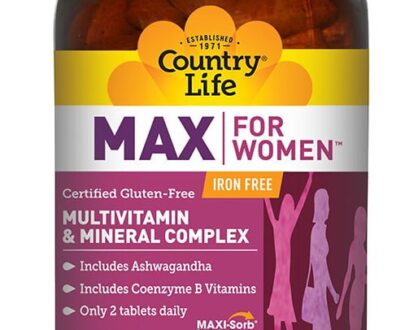 Country Life Max For Women Iron Free 120 Caps