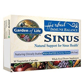 GardenOfLife Herbal Immune Balance Sinus 30Vcaps