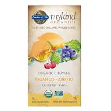 Garden Of Life Mykind Org Chewable Vegan D3 2000Iu – Rsp/Berry Lemon