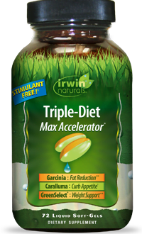 Irwin Naturals Triple Diet Max Accelerator 72Ct