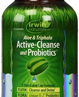 Irwin Aloe & Triphala Active Cleanse & Probiotics 60Ct