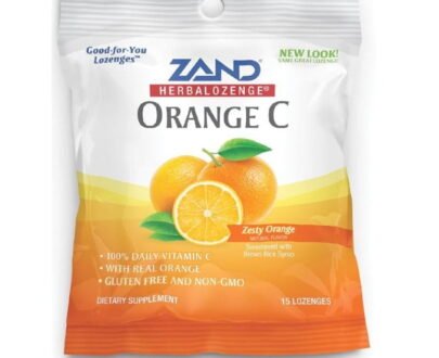 Zand HLozenge Vit C Zesty Orange 15Ct